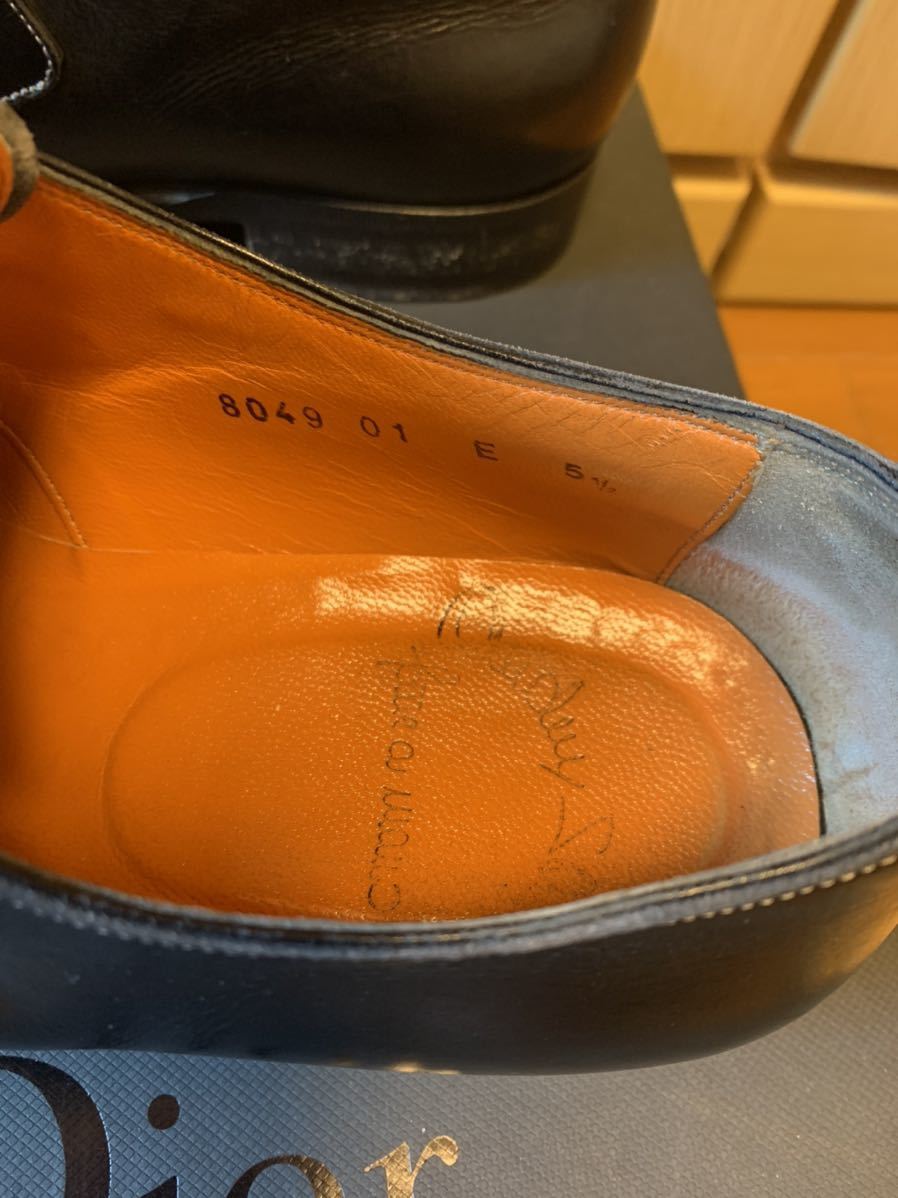 正規 SANTONI サントーニ シングルモンクストラップ Uチップ ドレス