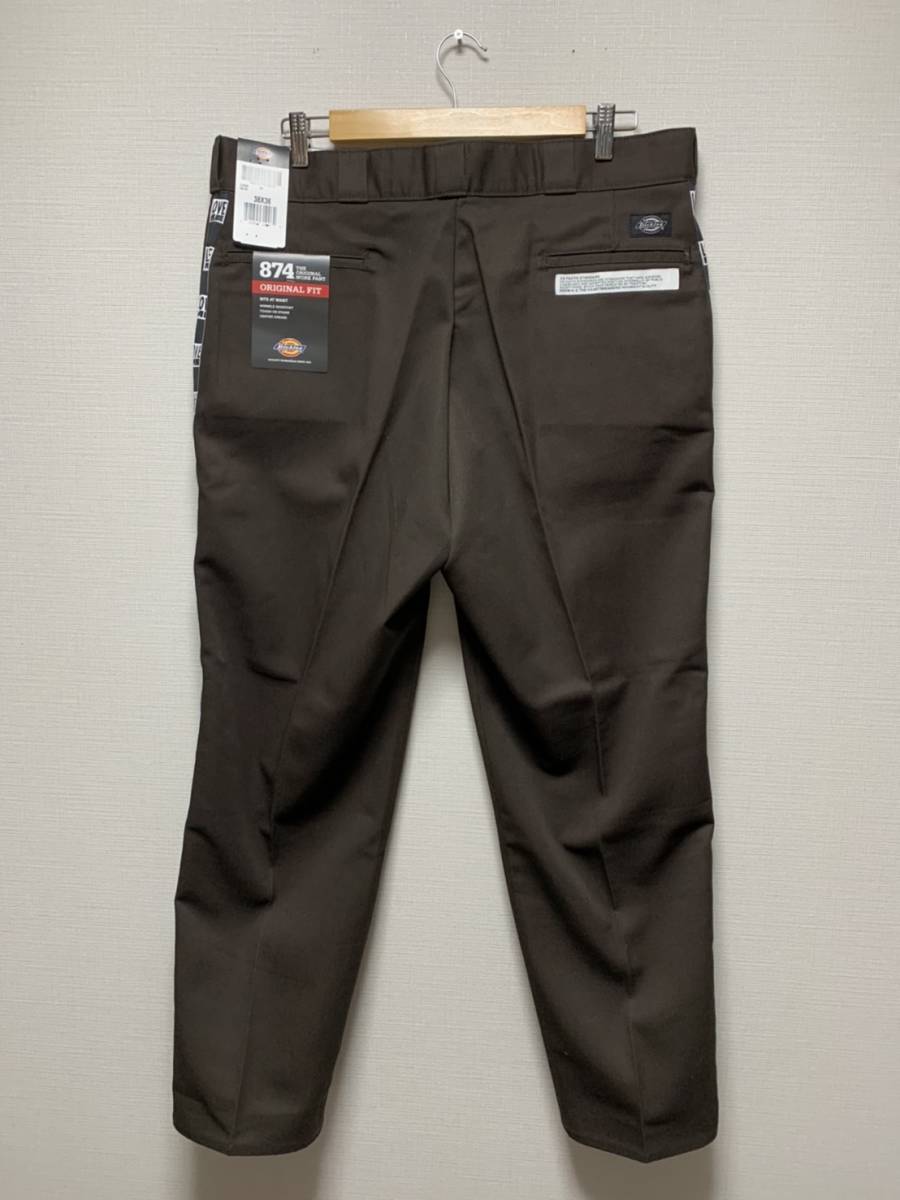  не использовался * [BEDWIN × Dickies] 18AW обычная цена 22,000 10L 874 TC PANTS THUNDERS сотрудничество рабочие брюки Brown 5bedo wing Dickies 