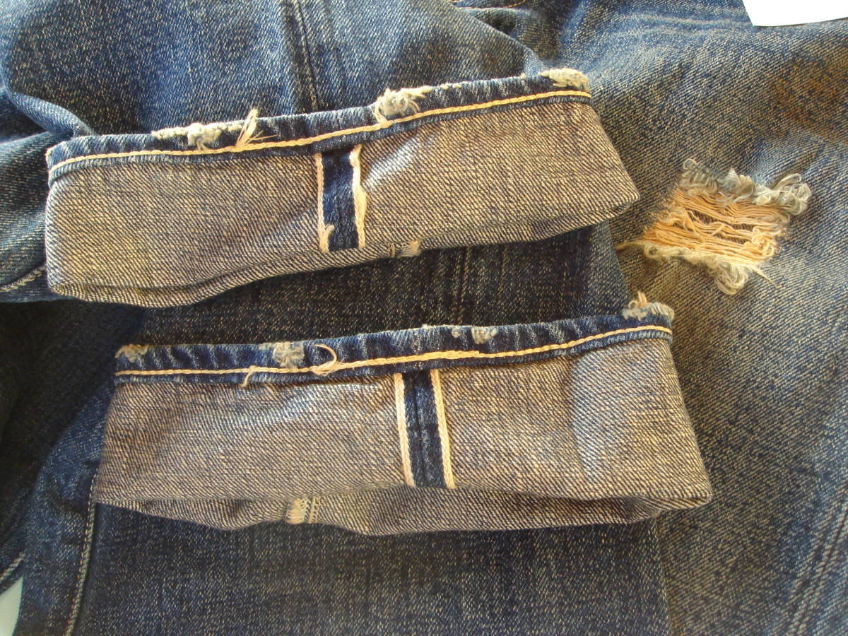 LEVI’S VINTAGE LVC 501XX 少数限定品 1955年Model リーバイス xx Levis 501xx 55501 ユーズド加工 ヴィンテージデニム BIG-E 赤耳_画像8