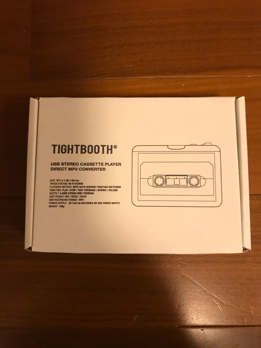 TIGHT BOOTH VX CASSETTE PLAYER タイトブース カセットプレイヤー