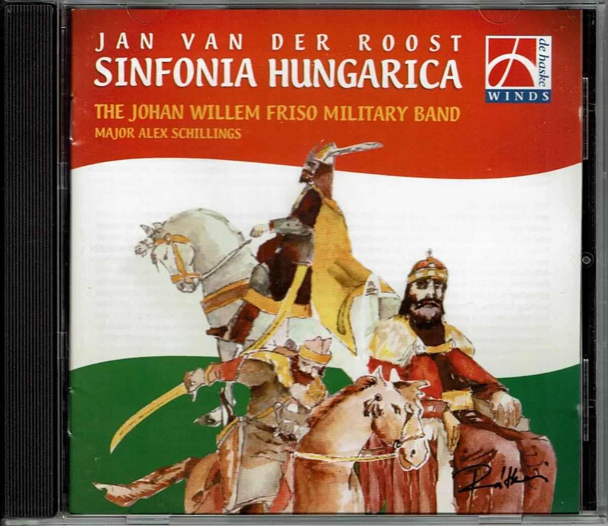 デ・ハスケの出版譜参考音源　SINFONIA HUNGARICA　THE JOHAN WILLEM FRISO MILITARY BAND　MAJOR ALEX SCHILLINGS_画像1