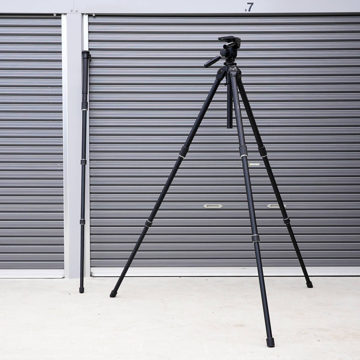 SLIK】THE PROFESSIONAL 6060 プロフェッショナル三段大型三脚&一脚