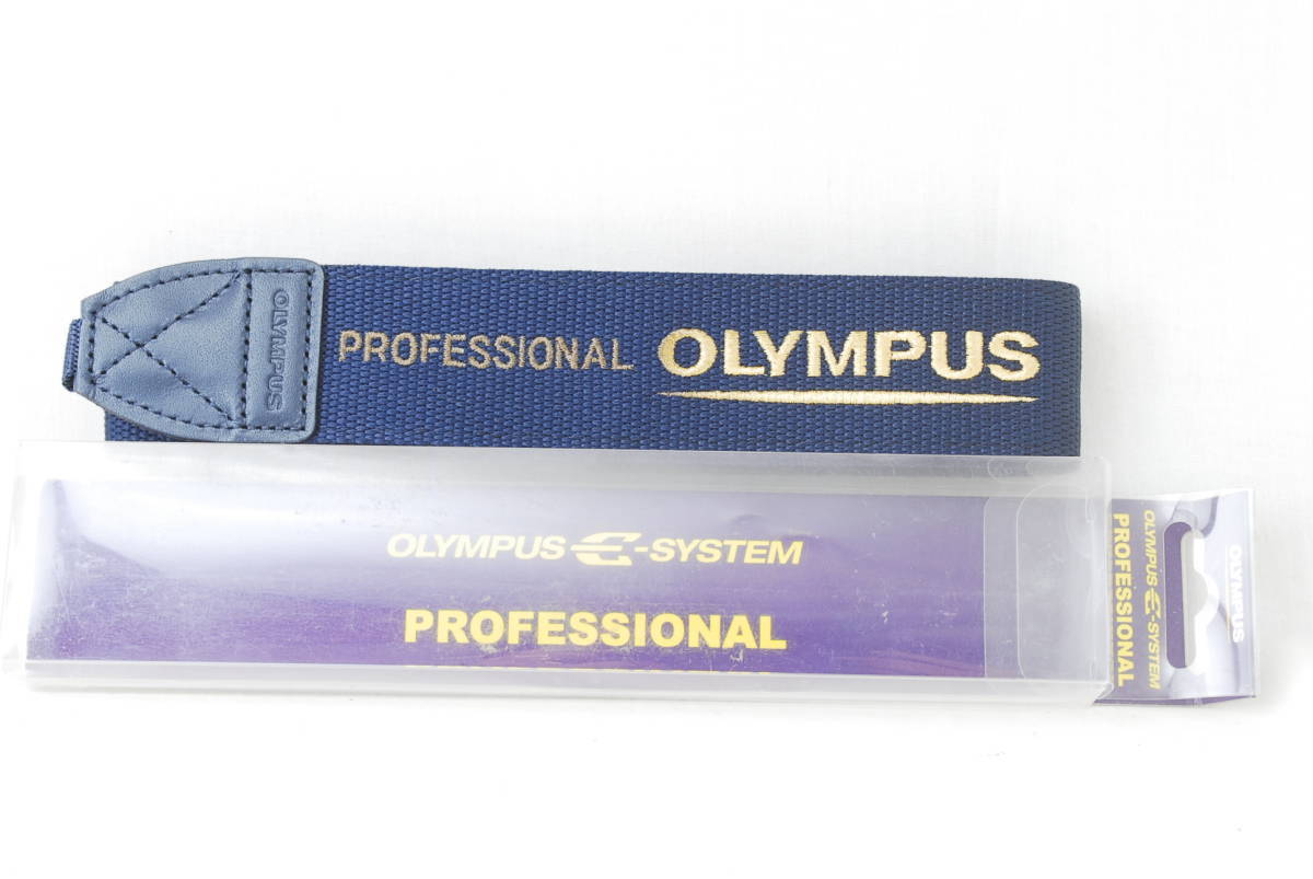 海外輸入】 非売品 プロストラップ オリンパス ☆新品☆OLYMPUS 紺色