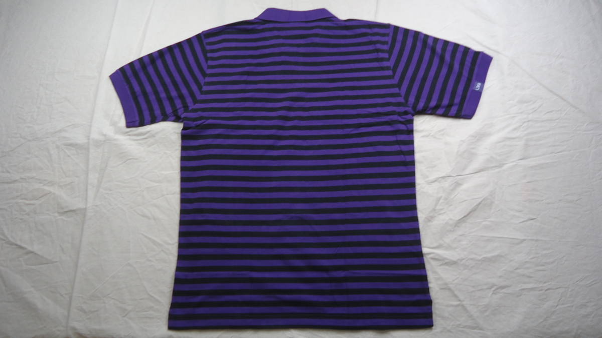 LRG старый модель рубашка-поло с коротким рукавом фиолетовый / чёрный полоса L полцены 50%offe искусственная приманка ruji- letter pack почтовый сервис плюс .... рассылка Yupack анонимность рассылка 