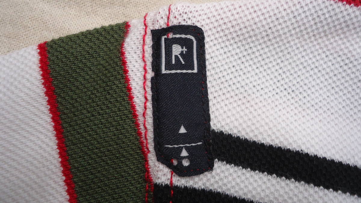 ROCA WEAR 旧モデル 半袖ポロシャツ マルチストライプ 赤襟 XL 半額 50%off ロカ・ウェア JAY-Z HIPHOP レターパックプラス おてがる配送_画像4