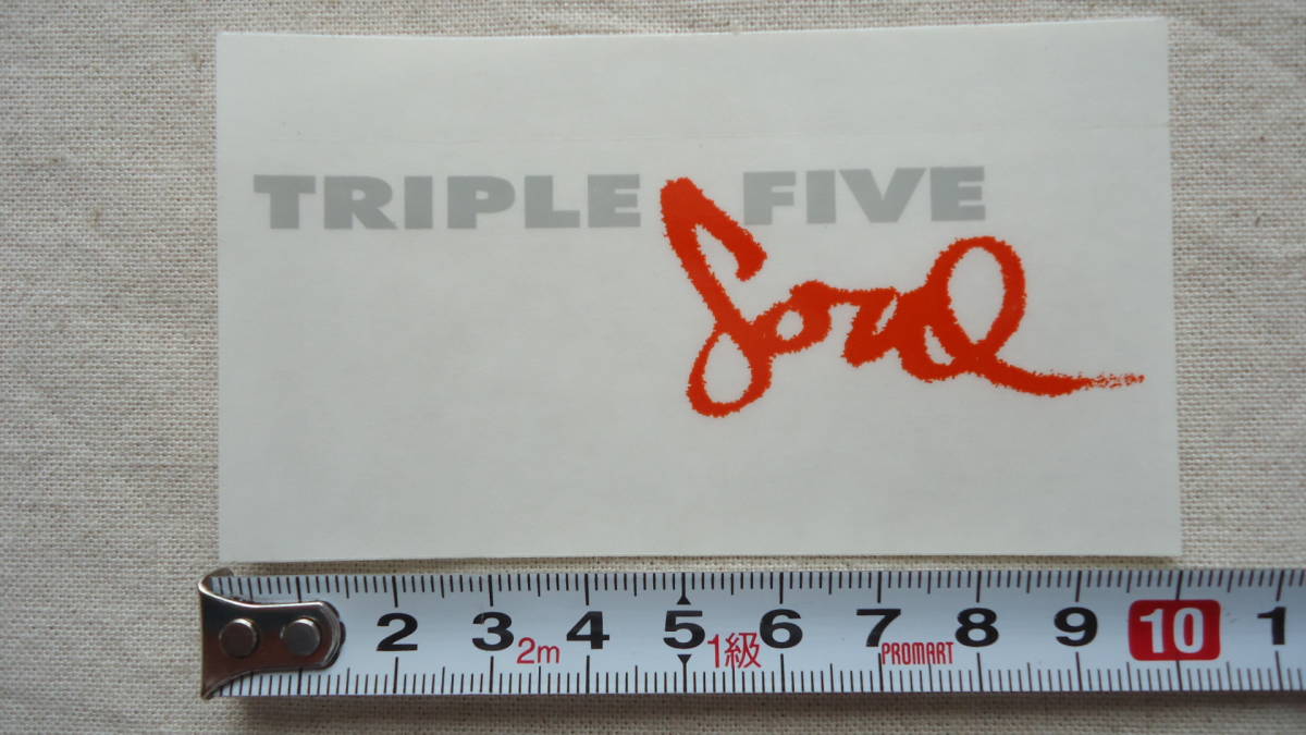 TRIPLE FIVE SOUL Sticker %off トリプル・ファイブ・ソウル NYC ステッカー レターパックライト おてがる配送ゆうパケット 匿名配送_画像1