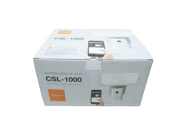 センサーライト付き防犯カメラ(スマホで見える) CSL-1000 - 通販