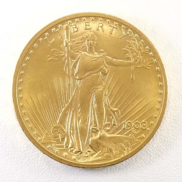 アメリカ 女神立像 20ドル コイ金貨 K21.6YG 総重量約33.4g 中古 美品 送料無料315 金