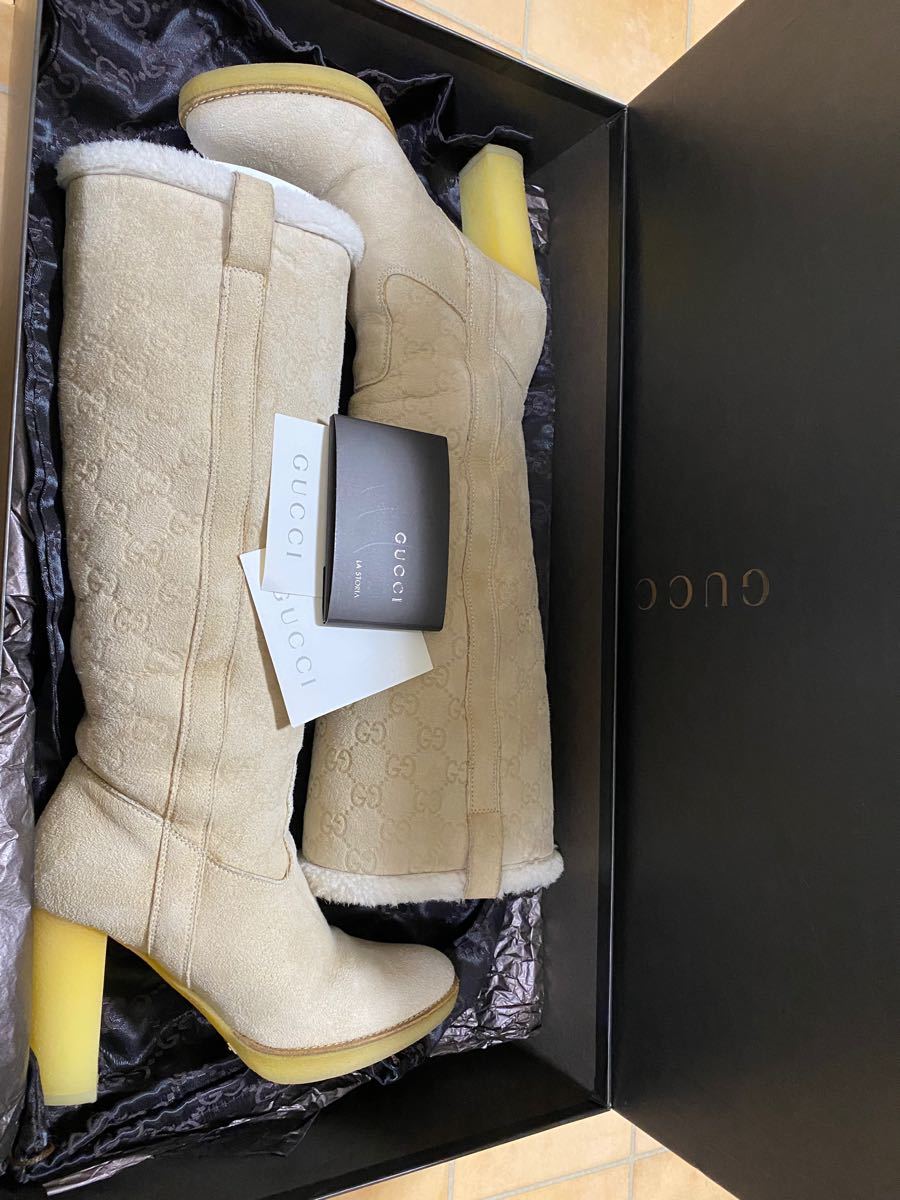 GUCCI GG ムートンブーツ ロング 正規品 | intranetcentromayor.com