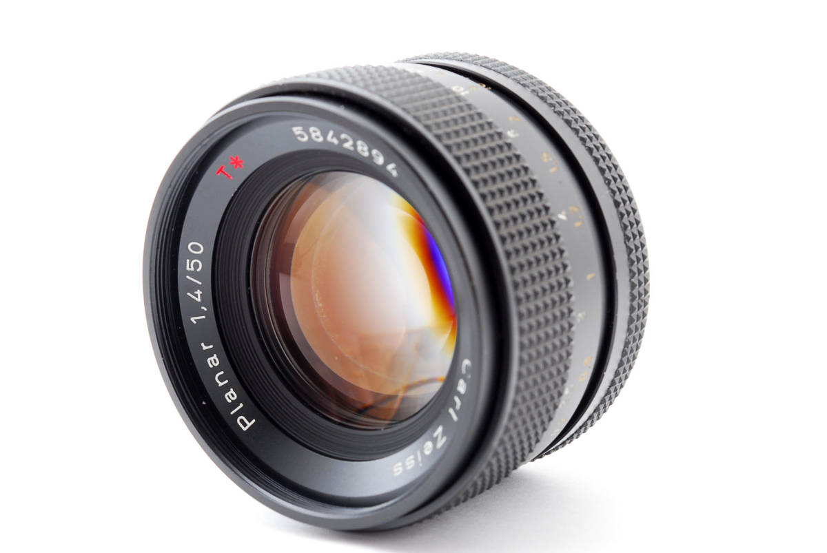 直売安い  f1.4 50mm planar zeiss carl CONTAX 付属品多数 レンズ(単焦点)