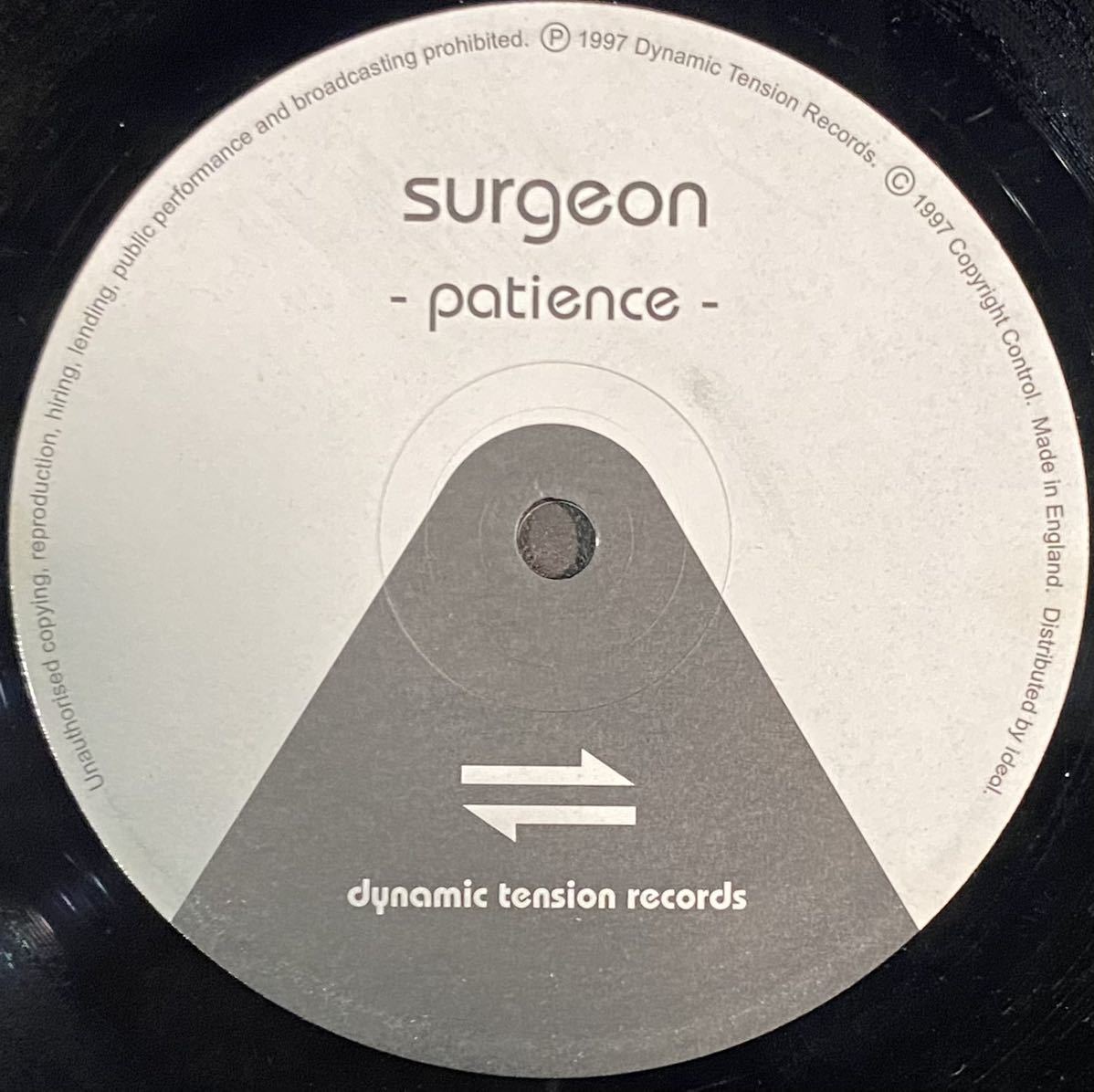 即決！Surgeon - Patience / Dynamic Tension Records - DTR 001_画像2