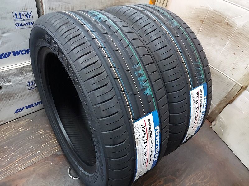 【直販新品】新品☆TOYO PROXES SPORT ２２５/５５ZＲ１７ ２本セット☆２０２１年製 限定特価 地域限定送料無料！ 新品