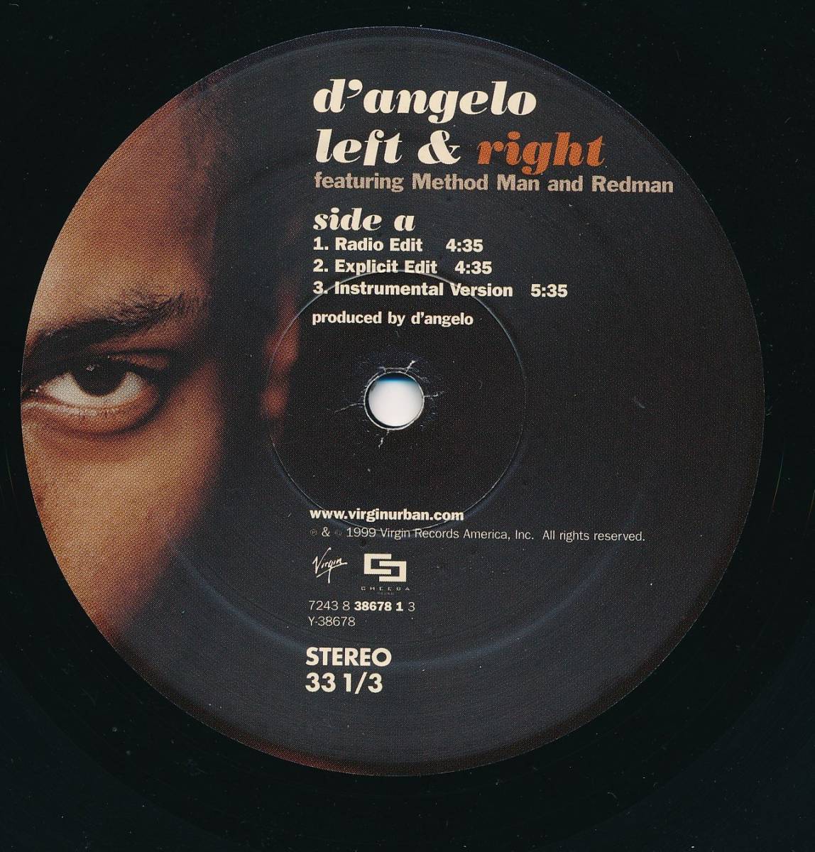 ディアンジェロ D'Angelo - Left & Right /US盤/中古12インチ!!2598_画像3