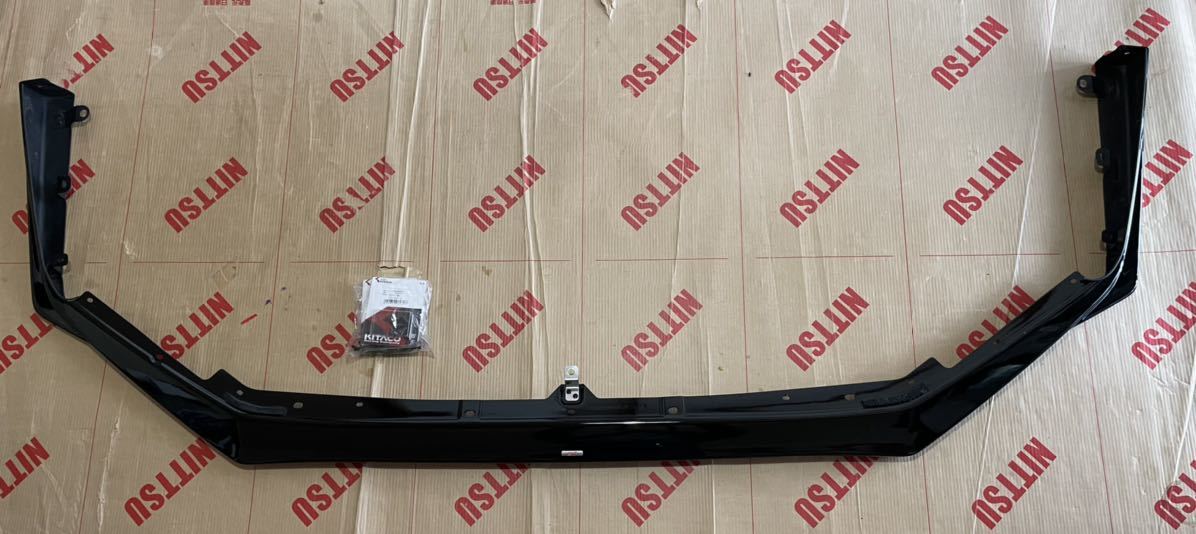 グロスブラック業者塗装後 未使用)スバル純正オプション STI フロント