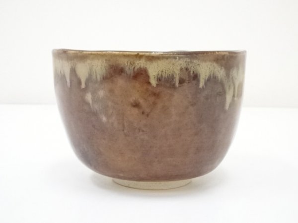 宗 sou 膳所焼 岩崎新定造 手ひねり茶碗(共箱) | bioimune.com.br