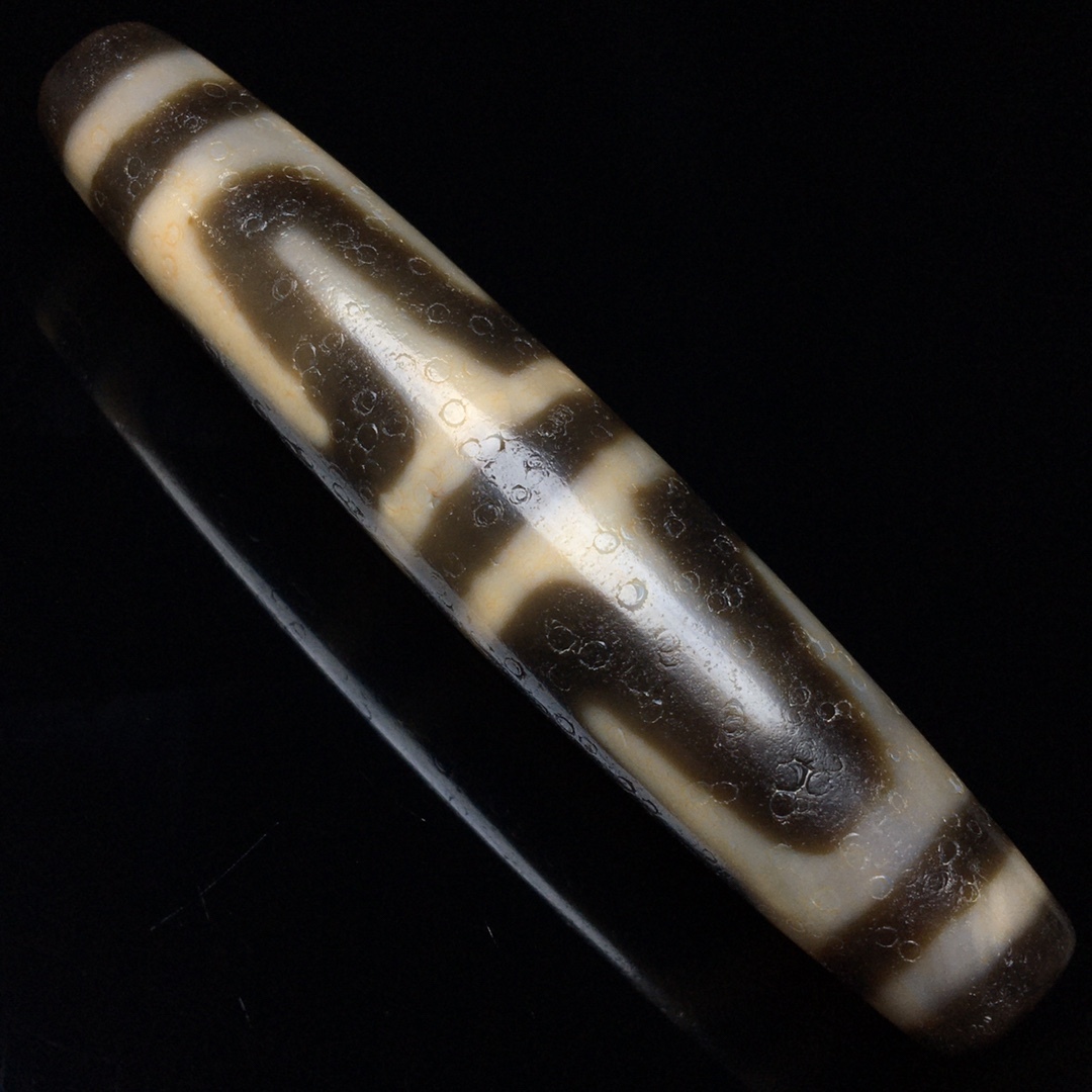 聚寳齋*瑪瑙精彫*虎牙天珠】置物賞物超美品中国古美術極上美品