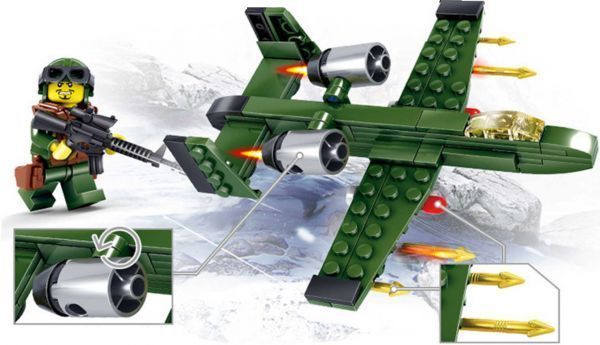 レゴ ブロック 互換 軍事車両 6台 ミニフィグ 6体セット LEGO 戦争 クラシック 男の子 人気 安い おもちゃ キッズ 子ども DJ717_画像6