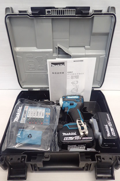 1円~ 未使用 makita マキタ 充電式インパクトドライバ TD172DRGX