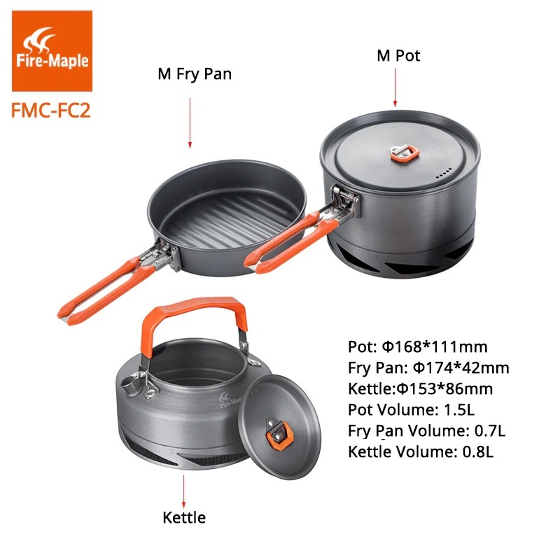 【送料無料/新品】 【☆新品・送料無料】Fire Maple器具ハイキング調理セット熱交換器ポットパンケトル FMC-FC2 台所用品屋外食器 その他 【送料無料/新品】 【☆新品・送料無料】Fire Maple器具ハイキング調理セット熱交換器ポットパンケトル FMC-FC2 台所用品屋外食器 その他