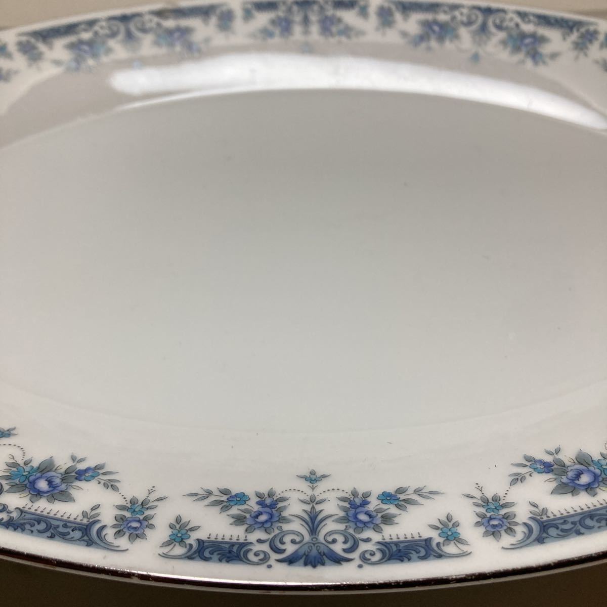 ●ノリタケ Noritake BLUECONCERT 35,5cm 大皿 楕円皿_画像3