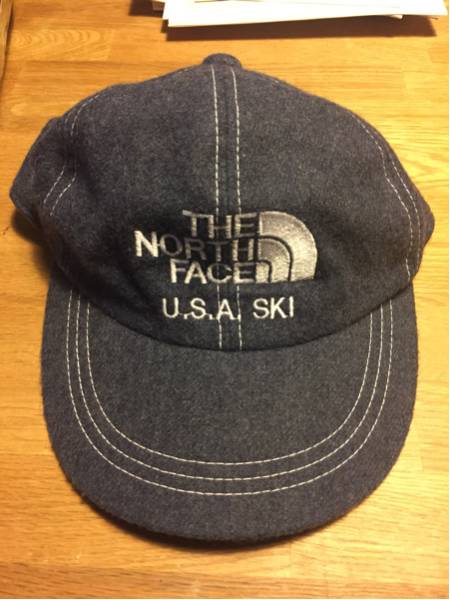 【THE NORTH FACE】USA ski ウール/ナイロンキャップ wool cap 日本企画_画像1