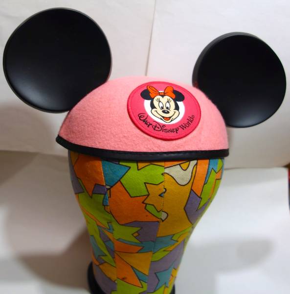  Disney world limitation! Minnie Mouse year hat ( ear attaching hat ) Youth size pink Disney Land frolida Disney park s