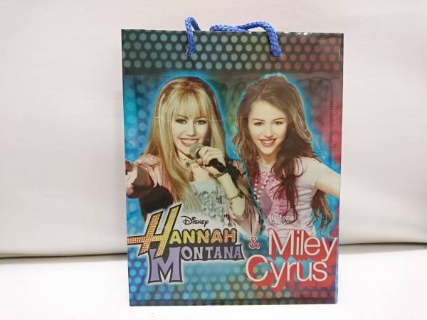 レア　入手困難　Hannah Montana　ハンナモンタナ　Miley Cyrus　マイリー　サイラス　ディズニー　手提げバッグ_画像2