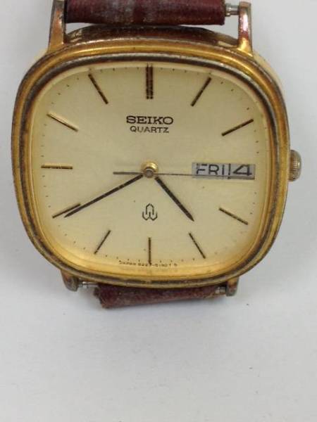 wristwatch SEIKO 8223-5120 men's quarts b337: Real Yahoo auction salling