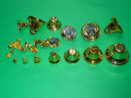 [* Christmas bell 8mm1 piece *] Gold bell door bell lease tree ornament flower arrangement other size also equipped ^^
