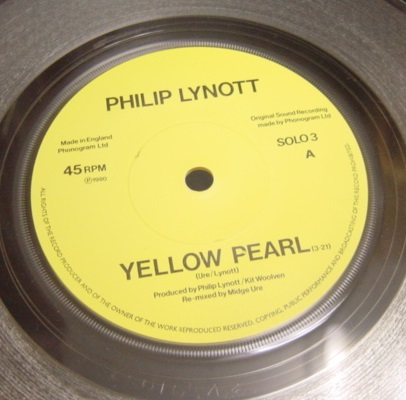 ★特選★PHILIP LYNOTT/YELLOW PEARL'1980UK PHONOGRAM7INCH_画像3