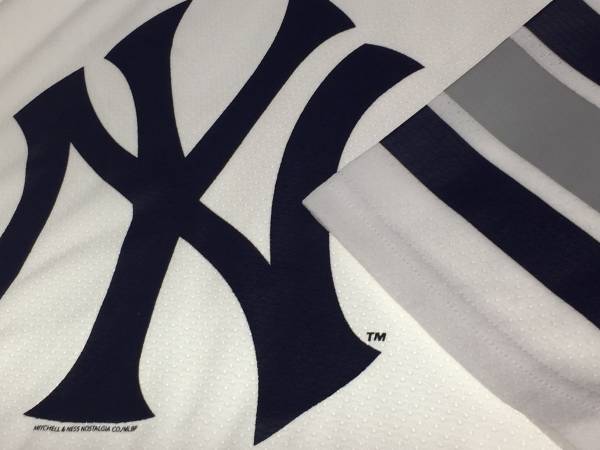 USA正規品 【2XL】Mitchell&Ness ミッチェルアンドネス MLB ニューヨーク ヤンキース NY Yankees BBジャージ 野球 クーパーズタウン_画像2