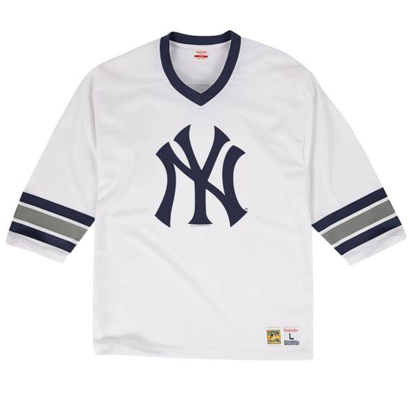USA正規品 【2XL】Mitchell&Ness ミッチェルアンドネス MLB ニューヨーク ヤンキース NY Yankees BBジャージ 野球 クーパーズタウン_画像1