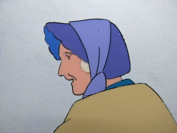 B アルプスの少女ハイジ 山でのクララとおばあさん 49話 セル画 B アルプスの少女ハイジ 山でのクララとおばあさん 49話 セル画