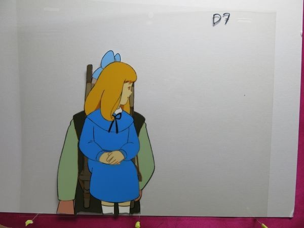 B アルプスの少女ハイジ パーティーへ向かうクララ 49話 セル画 B アルプスの少女ハイジ パーティーへ向かうクララ 49話 セル画