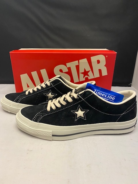 【新品】CONVERSE ONE STAR J VTG BLACK/WHITE TIMELINE US8.0 26.5cm コンバース ワンスター ヴィンテージ タイムライン _画像2