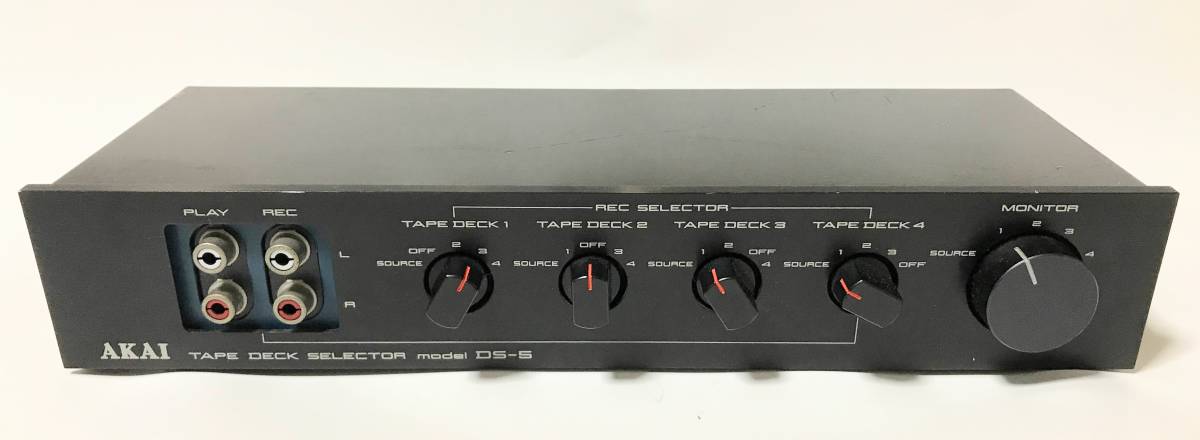 AKAI アカイ テープデッキセレクター DS-5 綺麗 |一般 AKAI アカイ テープデッキセレクター DS-5 綺麗 |一般