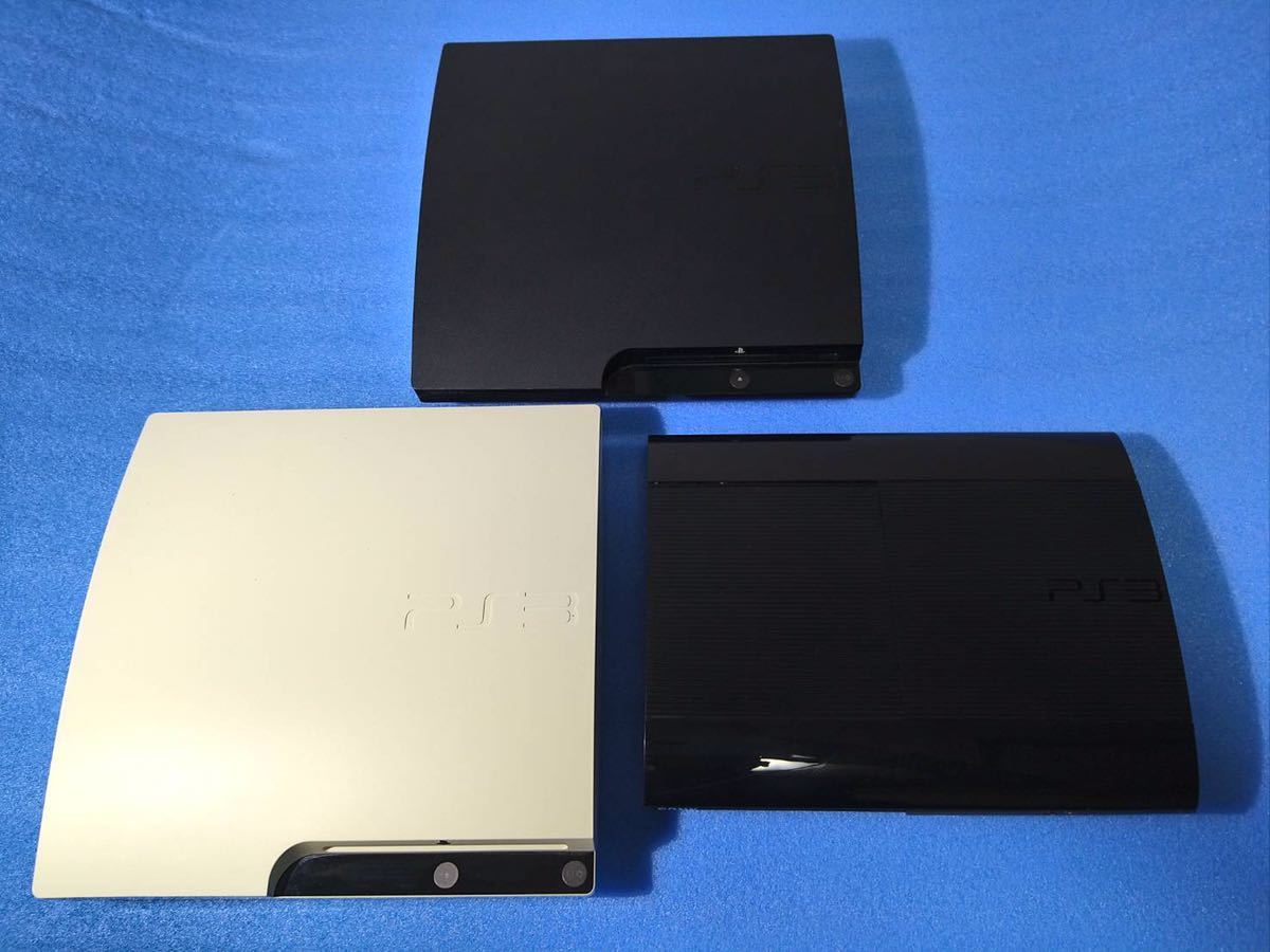 PS3 SONY プレイステーション3 CECH-4000B(250GB)CECH-2500B(320GB)チャコールブラックCECH-2500A(160GB)クラッシックホワイト ジャンク_画像1