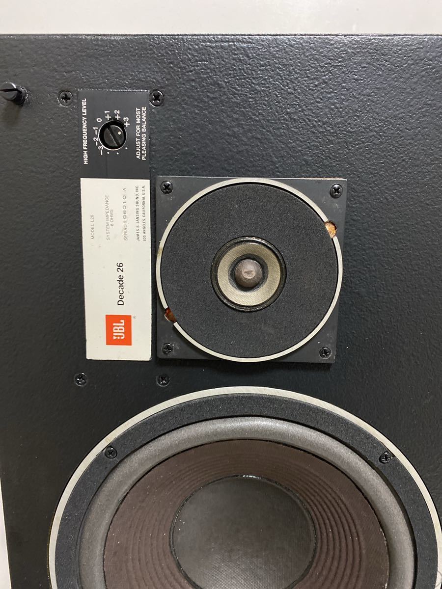 JBL MODEL L26 Decade 2way ブックシェルフ型 スピーカー ペア JBL MODEL L26 Decade 2way ブックシェルフ型 スピーカー ペア
