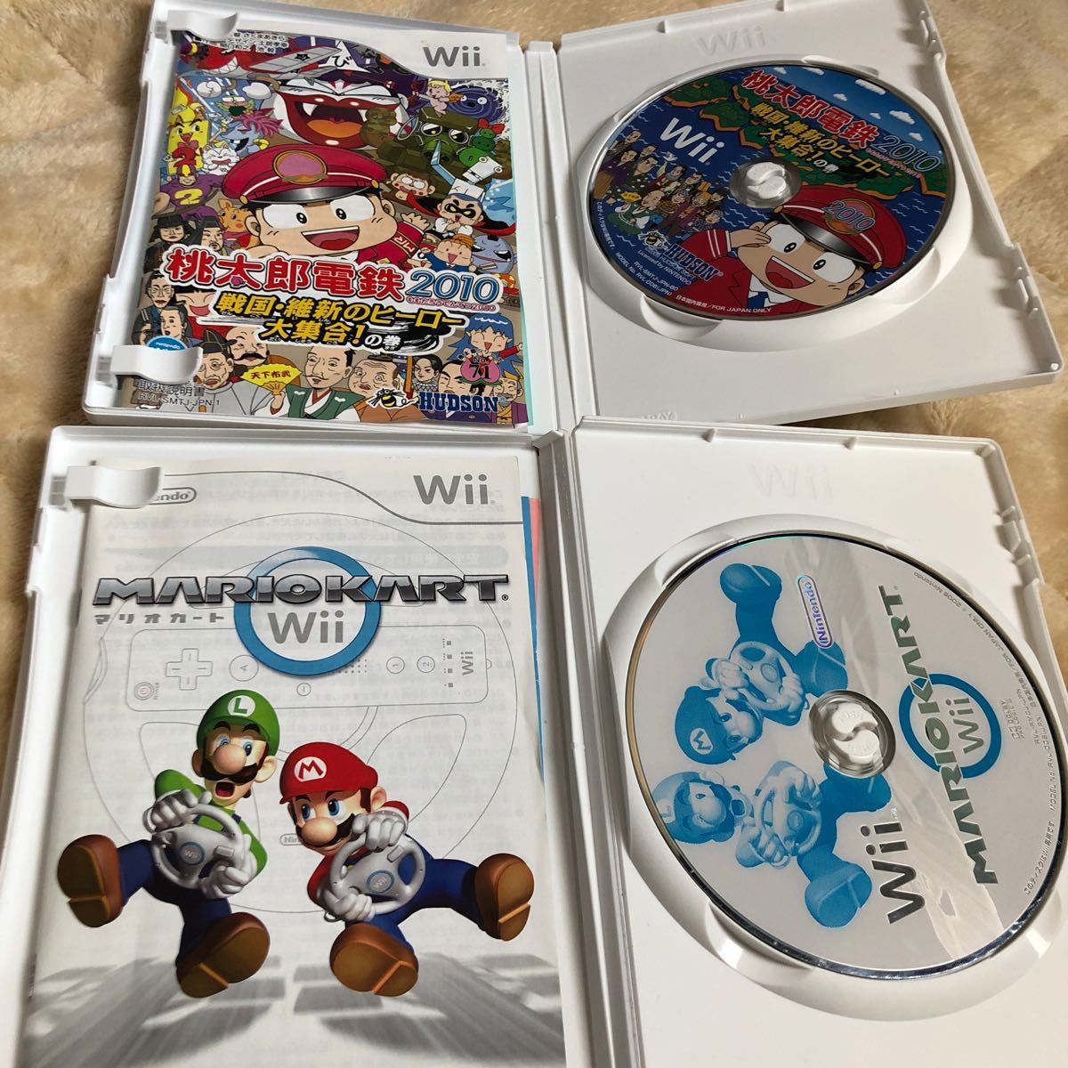Wiiソフト　桃太郎電鉄　維新のヒーロー　マリオカート　wii 