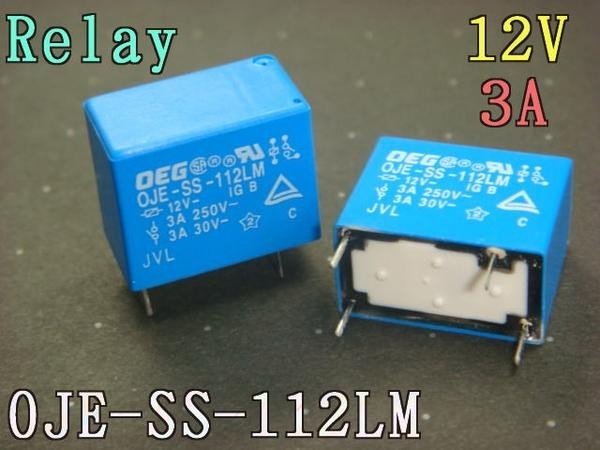 リレー 12V OJE-SS-112LM 3A TE Connectivity：OEG 500個_画像2