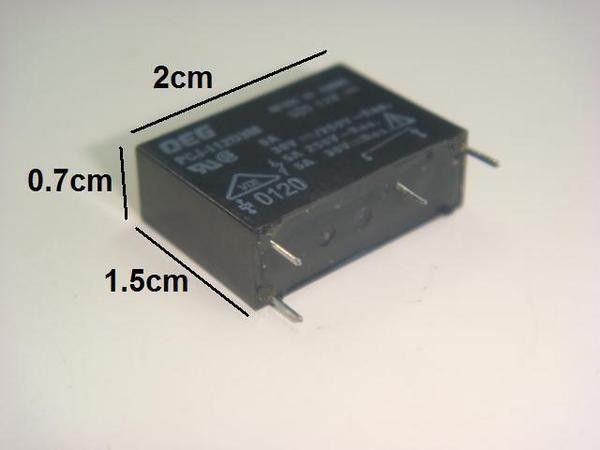 リレー 12V PCJ-112D3M 5A TE Connectivity：OEG 50個_画像2