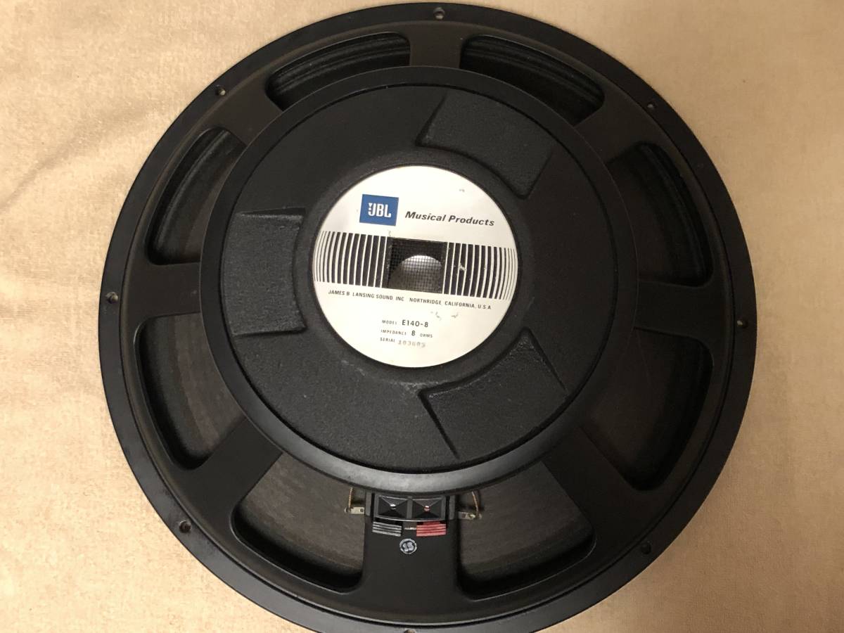JBL E140-8 ウーファー 動作確認済 JBL E140-8 ウーファー 動作確認済
