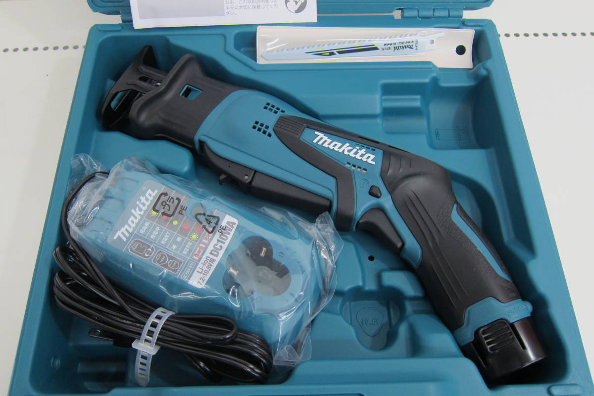 未使用品 makita マキタ 充電式 レシプロソー JR101DW 充電器