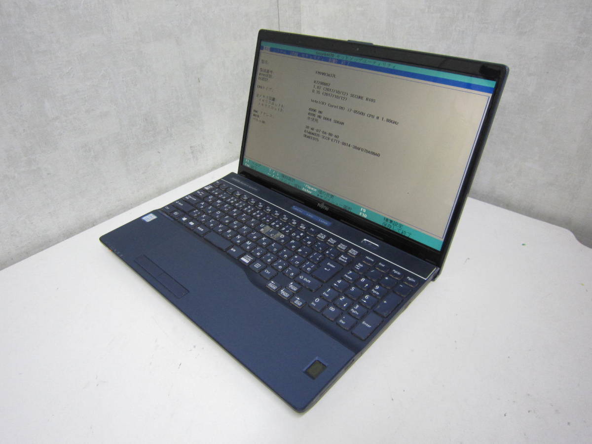 847A☆FUJITAU LIFEBOOK WA3/B3 FMVWB3A37L Core i7-8550U SSD/無