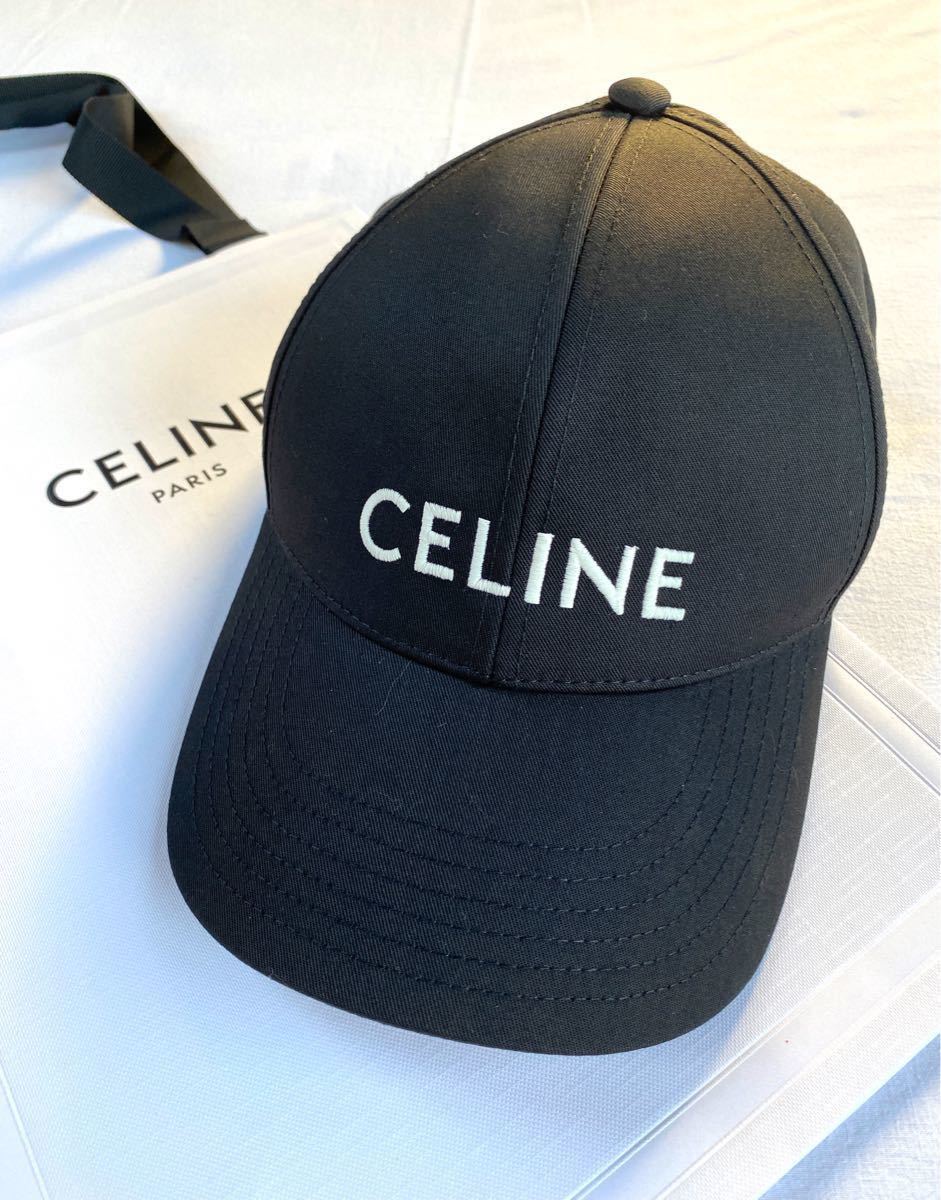 未使用品 CELINE セリーヌ メンズ ベースボールキャップ サイズM-