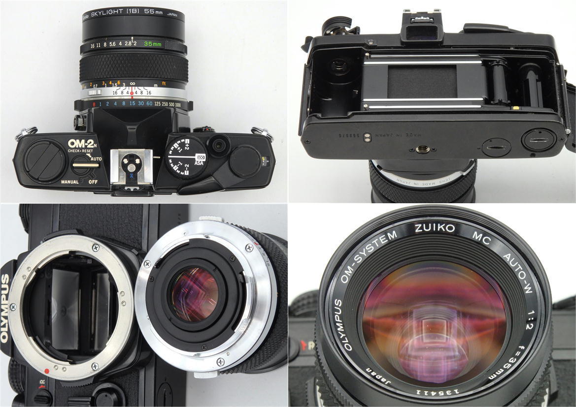 1円【ジャンク】OLYMPUS オリンパス/OM-2N フィルムカメラ OM-SYSTEM ZUIKO MC AUTO-W 35mm F2 /10_画像5