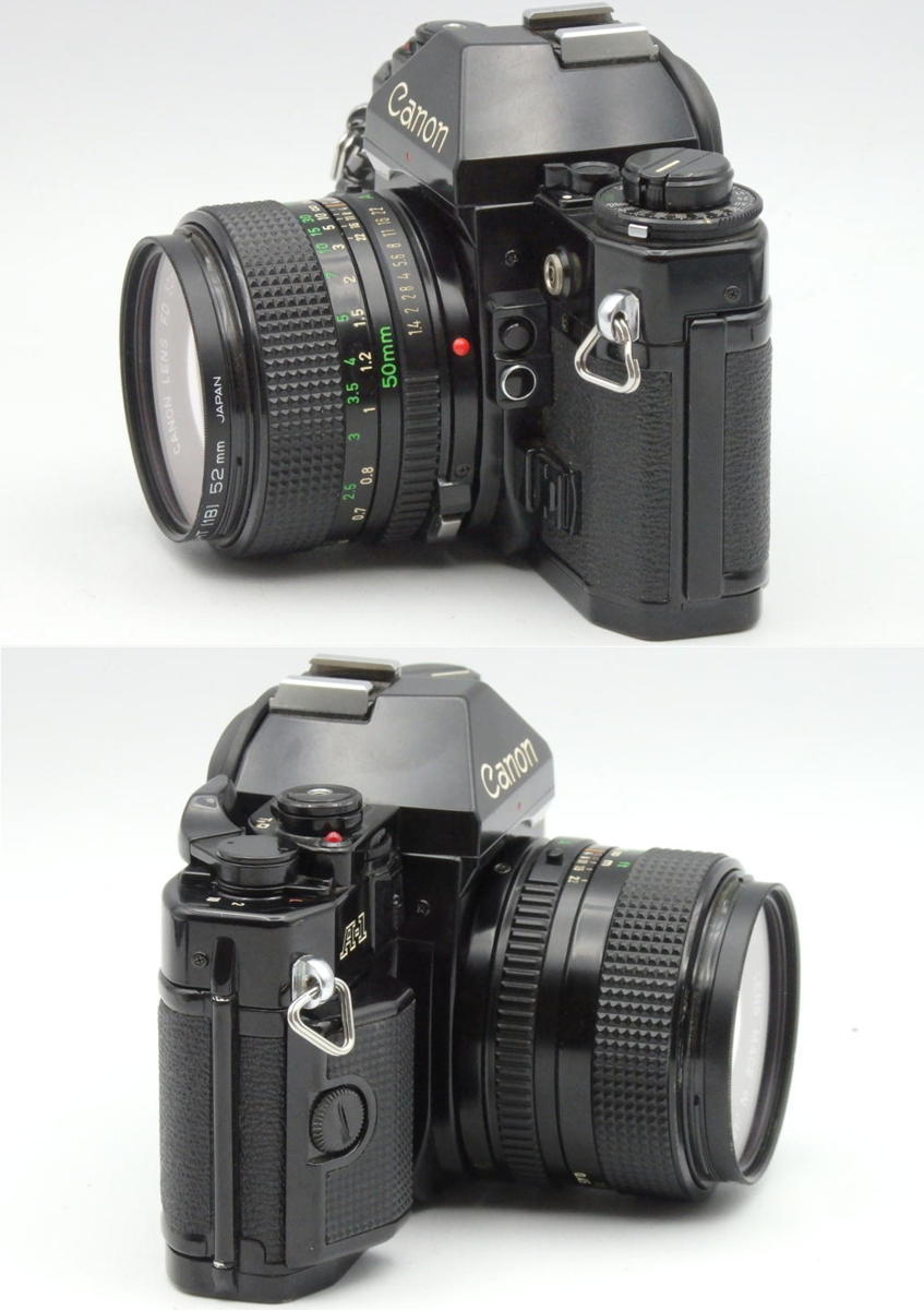 1円【ジャンク】Canon キャノン/A-1 フィルムカメラ FD 50mm F1.4/10_画像2