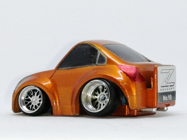 チョロQ NISSAN Z Concept 改 アルミ 深リム ローダウン Z33 チョロQ NISSAN Z Concept 改 アルミ 深リム ローダウン Z33