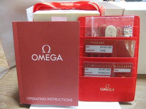 美品　OMEGA　オメガ　デ・ヴィルプレステージ　クォーツ　４５７０．７１　キャリパー１４５６　レディース