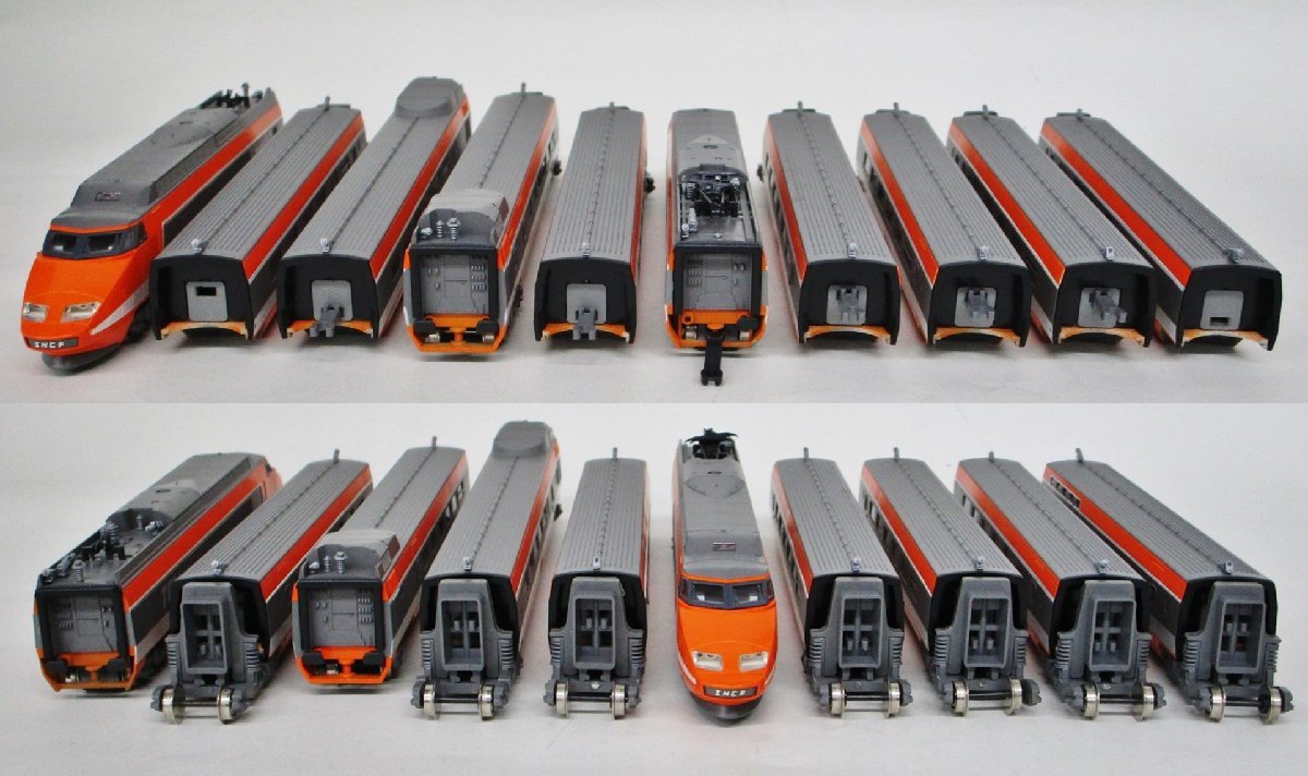 Yahoo!オークション - KATO S14701+S14704 フランス国鉄TGV 基本 Yahoo!オークション - KATO S14701+S14704 フランス国鉄TGV 基本